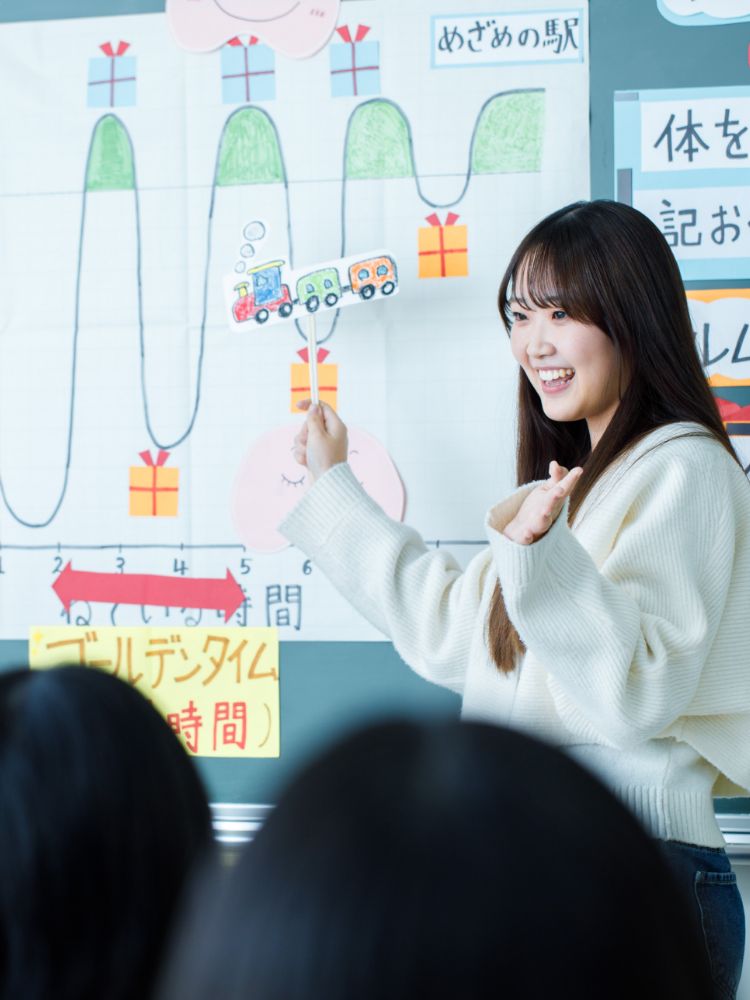 養護教諭コースの実習の様子