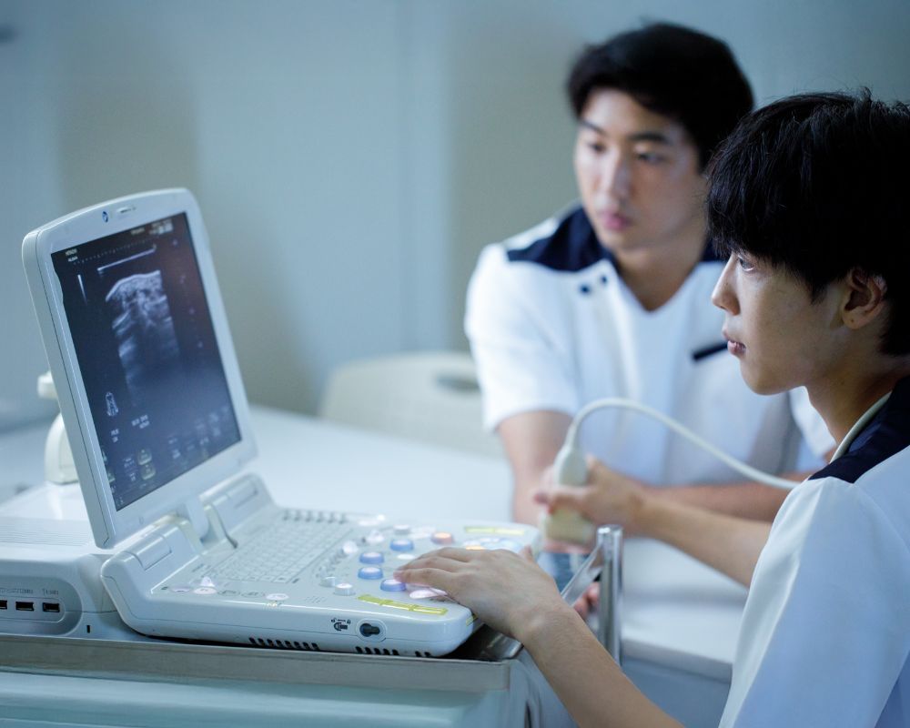 作業療法研究の授業の様子