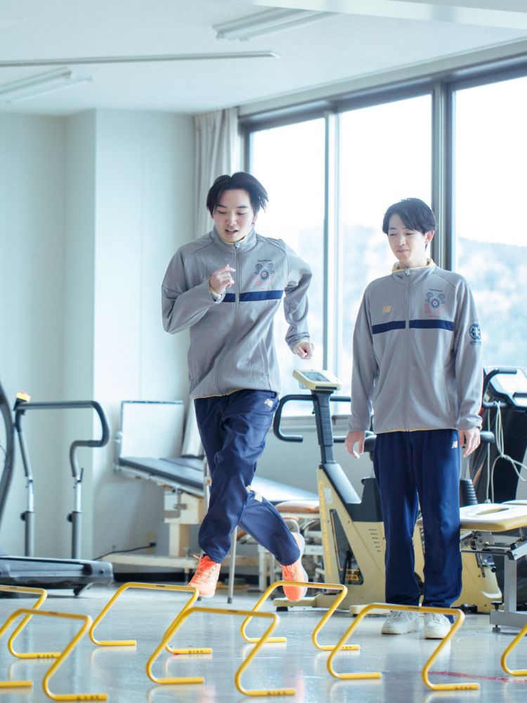 アスレティックトレーナー併修コースの実習の様子